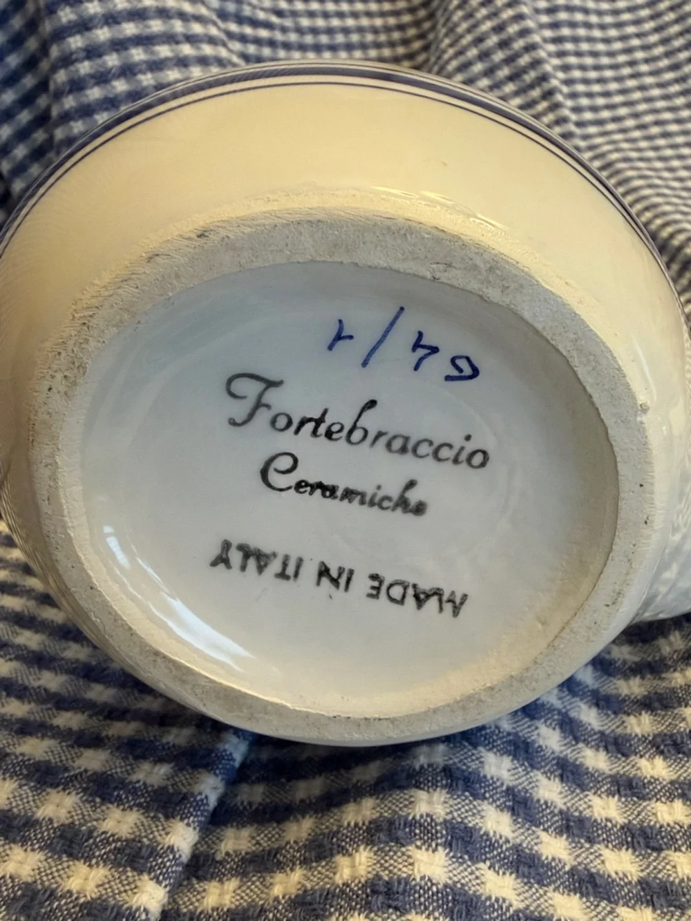 Fortebraccio Ceramiche, Italian Rooster Pitcher, Vintage Decor, Tuscan-inspired - Picture 5 of 11